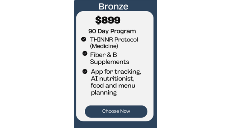 Thinnr Program - A GLP-1 Alternative